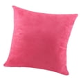 thumbnail image 3 of Elodie Velvet Both Sides Cushion Cover Throw Pillow Case- Rose Red-45x45cm, 3 of 8