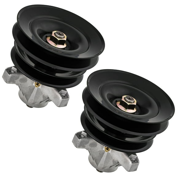 8TEN Spindle Double Pulley for White Outdoors GT-2550 50 inch 918-0269 2 Pack 810-CSP2330N