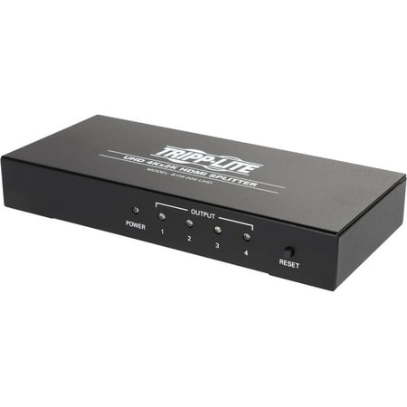UPC: 0037332183897 | Tripp Lite 4-Port 4K HDMI Splitter for Ultra-HD (4K x 2K) Video and Audio – 3840 x 2160 @ 24/30Hz