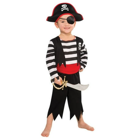 Rascal Pirate Buccaneer Costume Child Boys 4 - 6 (Best Pirate Costume Ever)