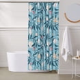 thumbnail image 6 of Shower Curtain, starfish seashells sea weed Waterproof Fabric Plastic Shower Curtain, Drying Fast Bathroom Curtain with 9 Buttonholes, Ruffle Shower Curtain 60x72in, 6 of 8