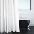 thumbnail image 2 of Plain Shower Curtain - White 180 x 220 cm - Extra Long, 2 of 4