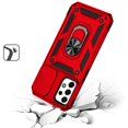 thumbnail image 2 of For Samsung Galaxy A23 5G Case with Stand, Camera Lens Protection & 360° Rotate Ring Kickstand, Shockproof Edge Bumper Cover ,Xpm Phone Case [ Red ], 2 of 10