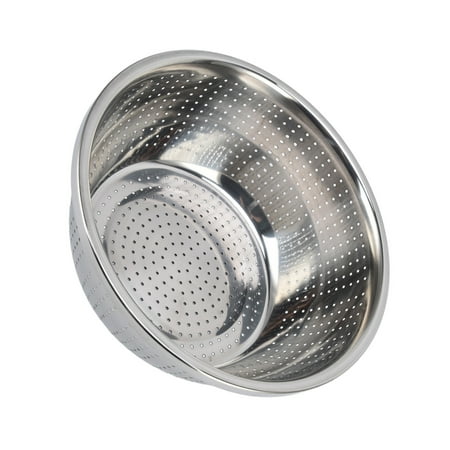 

Stainless Steel Strainer Simple Operation Vegetable Washing Basket Stainless Steel For Kitchen For Household 30cm