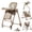 Upgrade Swing-KHAKI, variant on EaseBaby 2-in-1 Baby High Chair,Toddler Eating Chair & Swing Combo,Portable Feeding Chair with Adjustable Dining Tray for Infant,Unisex,Khaki