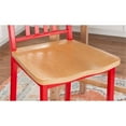 thumbnail image 5 of Home Square Wood Seat and Steel Frame Barstool in Red - Set of 4, 5 of 11