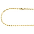 thumbnail image 3 of 10K Yellow Gold Diamond Cut Barrel Chain 2.75mm Necklace Oval Bead 16 Inch, 3 of 7