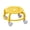 Yellow, variant on Low Roller Seat Stools On Wheels Chair Rolling Scoot Stool Comfortable Heavy Duty Sturdy 360 Degree Rotating Low To Ground - Grey