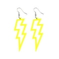 thumbnail image 5 of NEON Flash Earrings Funky Kitsch 80s90s Punk Rock Bolt Retro Cel❀ L3Q7, 5 of 8