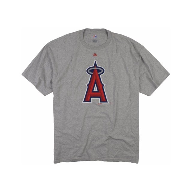 Majestic - Camiseta con gráfico del equipo de la MLB para hombre, gris, XXL Majestic Camiseta gráfica