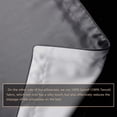 thumbnail image 4 of DISANGNI 100% Mulberry Silk Silk Pillowcase, Used for Hair and Skin, Envelope Type, Silk on one Side and Tencel on The Other Side, 1pc (Dark Gray, 1 pc King Size 20"36"), 4 of 8