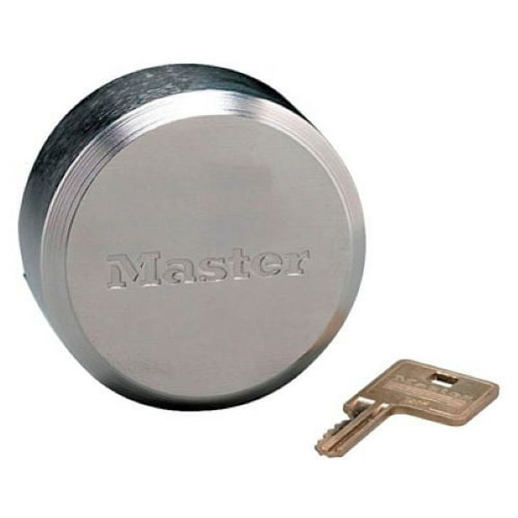 Master Lock 6271KAW700A 80030 2-7/8" Keyed Alike Hockey Puck Shackleless Padlock - Quantity of 8