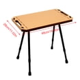 thumbnail image 4 of Mesa Plegable para Acampar Picnic Portátil Playa Exteriores (Camel), 4 of 9