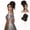 Black Brown, variant on Elegant Light Blonde Drawstring Ponytail Updo Wig - 2-in-1 Messy Bun Topper with Long Side Bangs for Brides, Bridesmaids, Weddings & Luxury Travel Vacation