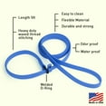 thumbnail image 3 of Dogline  - Biothane Slip Dog Leash - for Small, Medium and Large Dogs - Odor Free Slip Lead, Heavy Duty and Durable Material Kennel Lead (Blue: Width 5/8" | L: 60"(5ft)), 3 of 8