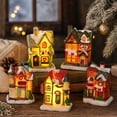 thumbnail image 3 of Christmas Lighted Toy Shop Building Tabletop Decoration, Snow-Covered Painted Resin, Single Piece, 3 of 5