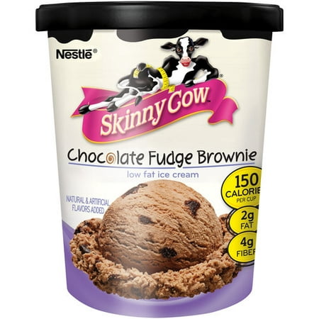 Skinny Cow Chocolate Fudge Brownie Low Fat Ice Cream, 5.8 ...
