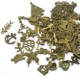 thumbnail image 2 of Colgantes de Amuletos de Metal de Aleación de Bronce Mezclados 100x para Joyas, 2 of 5
