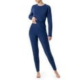 thumbnail image 6 of Fruit of the Loom Women's & Women's Plus Stretch Fleece Thermal Top and Bottom Set, 6 of 16