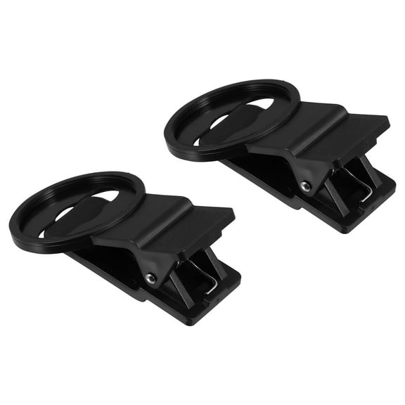 2 Pcs Polarizers Phone Lens Clip Phone Camera Lens Clamp 7.1x4.1x2.6cm Black