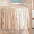thumbnail image 2 of 20Pcs DISEN Clear Clothes Dust Cover, Disposable Hanging Garment Bag, Waterproof Clear Clothing Dust Cover for Dry Cleaner, Closet Storage, Travel, 24 x 35inch, 2 of 9