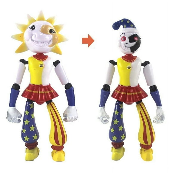 3Pcs/Set Fnaf Sundrop Anime Figure Movable Bonnie Bear Pvc Model Action Figure Freddy Toys Gifts