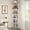White, variant on Finmind 6-Tier Corner Shelf, 70.86" Tall Freestanding Bookshelf for Living Room, Bedroom, Black