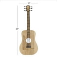 thumbnail image 3 of DecMode Brown Wooden Guitar Wall Decor, 3 of 9