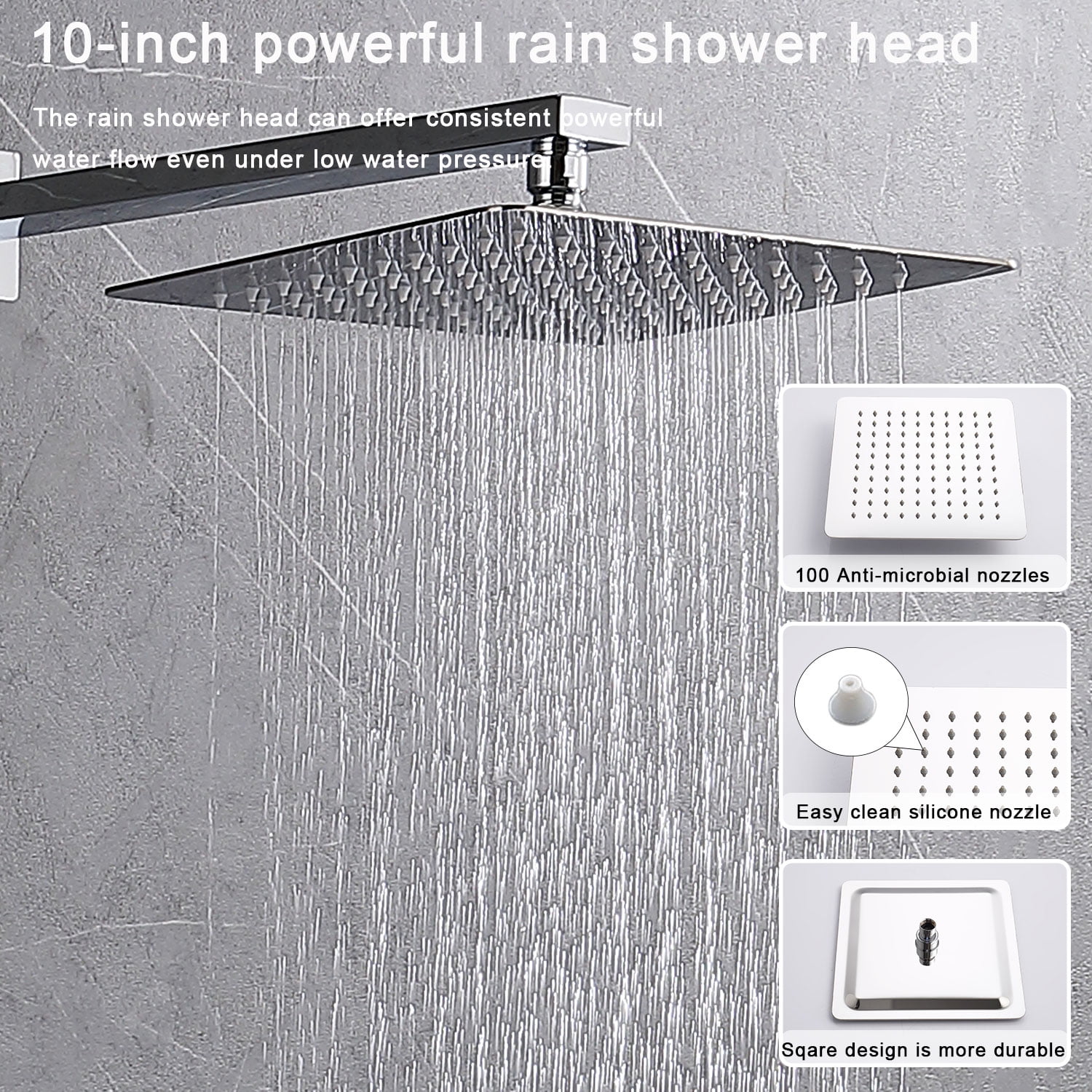 Buy HOMELODY Shower System Shower Faucet Combo Set 12 Wall Mounted