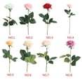 thumbnail image 4 of Bearachild Rosa Artificial Ramo Falso Seda Flores de Boda Fiesta Jardín Hogar Kits de decoración para fiestas violeta Bearachild JJ16225-08, 4 of 6
