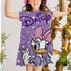 thumbnail image 1 of Vestido de niña bebé, vestido de verano para niña, vestido de princesa para niña de 2 a 12 años, vestido informal con estampado de Donald, precio bajo para mujer 3T heqiyong CONDUJO, 1 of 2