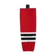 thumbnail image 3 of EALER Dry Fit Red Polyester Knee-High Socks, 2-Pack, 3 of 4