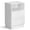 White, variant on IVV Contemporary White Nightstand with Open Shelf, Two Drawers and Hidden Handle Design, for Bedroom Apartment, 15.75"W x 11.81"D x 23.62"H