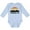 AE-Light Blue, variant on Anchorage Alaska Skyline Boys or Girls Long Sleeve Baby Bodysuit