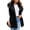 Black, variant on Jamicy Furry Vest for Women Faux Fur Vest Winter Warm Short Coat Fluffy Shaggy Sleeveless Jacket Fashion Casual Fuzzy Outerwear