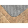thumbnail image 4 of Garland Rug Cabernet Washable Nyon Platinum Gray Bathroom Runner, 22" x 60", 4 of 5