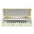 thumbnail image 3 of Dioche 10‑Hole Harmonica, Blue Harmonica, Abs Resin Material Waterproof For Beginners Professional, 3 of 8