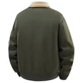 thumbnail image 5 of Gytharion Women’s Plus Size Fleece Jackets Zip Up Warm Lined Bomber Coats Turn Down Collar Long Sleeve Winter Jackets for Fall and Winter, 5 of 8