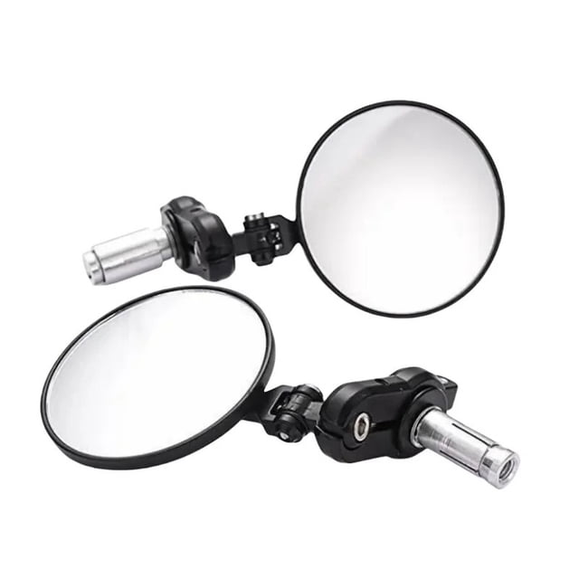 2 piezas de accesorios for motocicletas, espejos retrovisores universales for manillar de 7/8" y 22 mm for Kawasaki, Yamaha, Suzuki y Honda