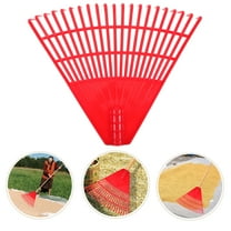 BESTOYARD Landscape Rakes Red Plastic 1Set