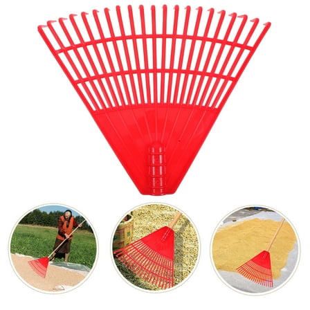 BESTOYARD Landscape Rakes Red Plastic 1Set