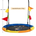 thumbnail image 3 of Columpio platillo volante Costway 100 cm Altura Ajustable Multicolor, 3 of 9