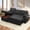 L Shape Sofa Dark Gray, variant on Convertible Sofa Bed Sleeper Pull Out Sectional Couch with Storage, L Shaped Couch Bed for Living Room,Apartment,Small Space - Blue