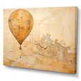 thumbnail image 2 of Designart "Minimalist Balloon Expeditions" Hot Air Balloon Wall Art Living Room, 2 of 7