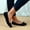 H-Black, variant on Kcodviy Women's Ladies Flat Causal Womens Pumps Low Heel Shoes Singles Pointed Lazy Women Pumps Shoes Work Shoes