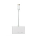 thumbnail image 2 of Lector De Tarjetas USB C, Multipuerto 3 En 1 Tipo Lector De Tarjetas De Memoria C Para Cámara Para Teléfono, 2 of 7