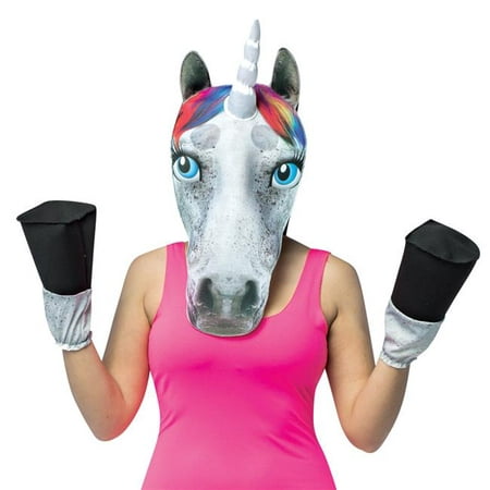 Unicorn Head with Hooves Costume