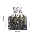 thumbnail image 2 of ASSASSIN’S CREED delantal temático para cocinar, esencial para el hogar, delantal de barbacoa/bufanda de cocina con bolsillos para hombres y mujeres, regalo para el hogar, 2 of 6