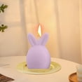 thumbnail image 4 of Clearance Under $5!Yyuenw Easter Bunny Shaped Soy Candles Scented Candles Spring Bunny Tealight Candles Home Decor Bunny Candle Handmade Wax Candle for Bedroom Bathroom Party, 4 of 5