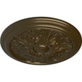 thumbnail image 3 of Ekena Millwork 16 7/8"OD x 5/8"P Vienna Ceiling Medallion (Fits Canopies up to 3 1/4"), Hand-Painted Brass, 3 of 6